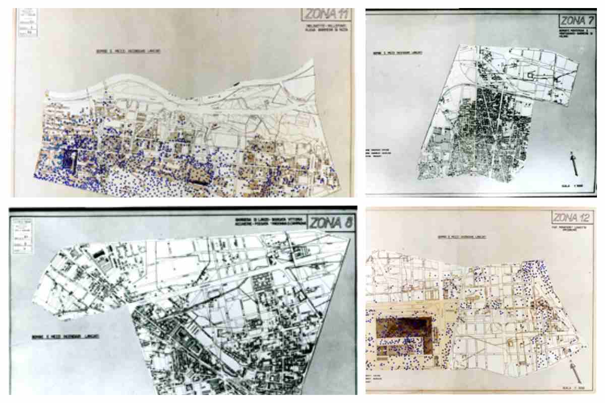 Mappa bombardamento a Torino